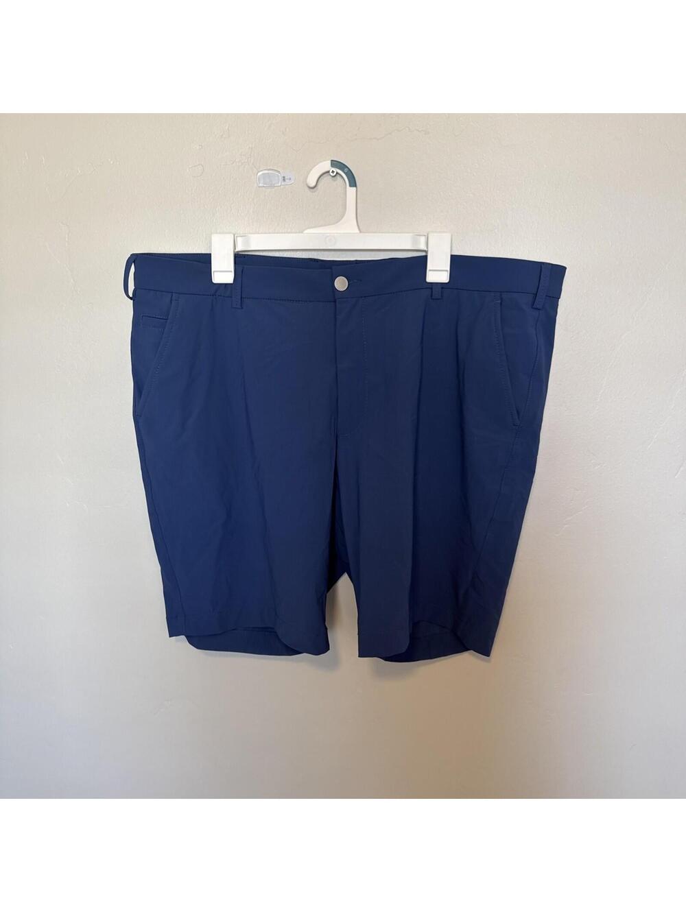 Ballin Drummond Flat Front Shorts Sz 42 Blue Golf Summer 9 Inch Inseam